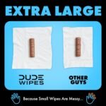 Flushable Wipes - 6 Pack, 288 Wipes - Unscented Extra-Large Adult Wet Wipes - Vitamin-E & Aloe - Image 6