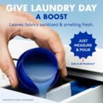 Lysol Laundry Sanitizer Additive, Bacteria-Causing Laundry Odor Eliminator, Detergent Additive, Crisp Linen, 90oz - Image 7