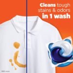 Tide Laundry Detergent Pacs, 3-in-1 Stain Remover, Odor Fighter, Color Protector, 112 Count, HE compatible, Spring Meadow Scent - Image 6