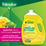 Palmolive Essential Clean Liquid Dish Soap, Lemon Citrus Zest Scent - 4.27 L