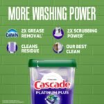 Cascade Platinum Plus Dishwasher Pods, Dishwasher Detergent, Dish Detergent Soap, Mountain, 57 Count - Image 2